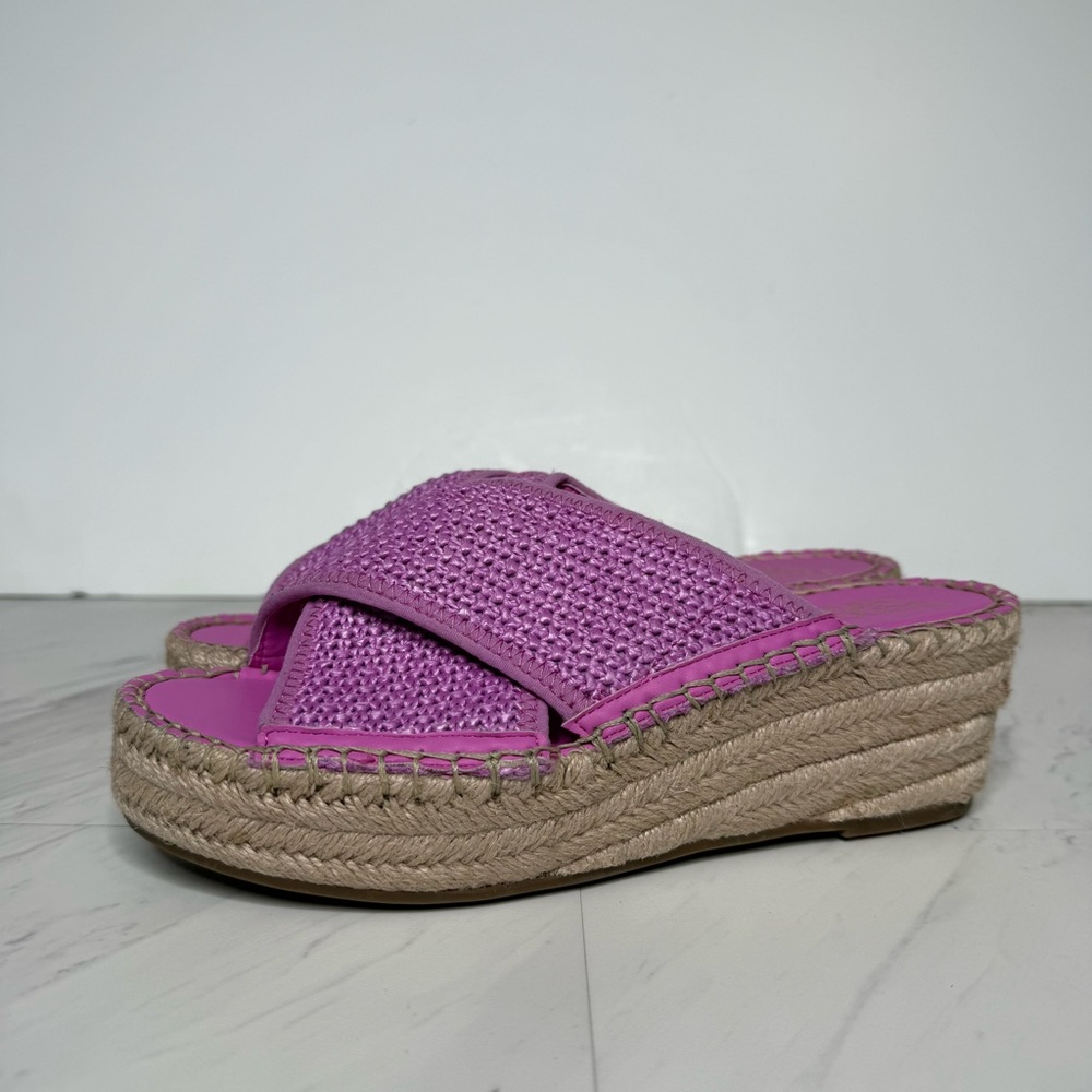 Franco Sarto Pamala Espadrille Platform Wedge Sandal 7M - Picture 14 of 14